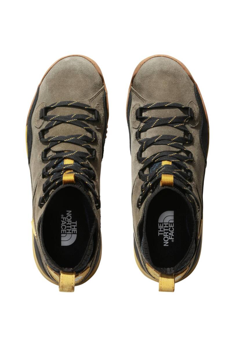 The North Face Back 2 Berkeley III Sport Waterproof Erkek Bot Yeşil/Sarı - 4