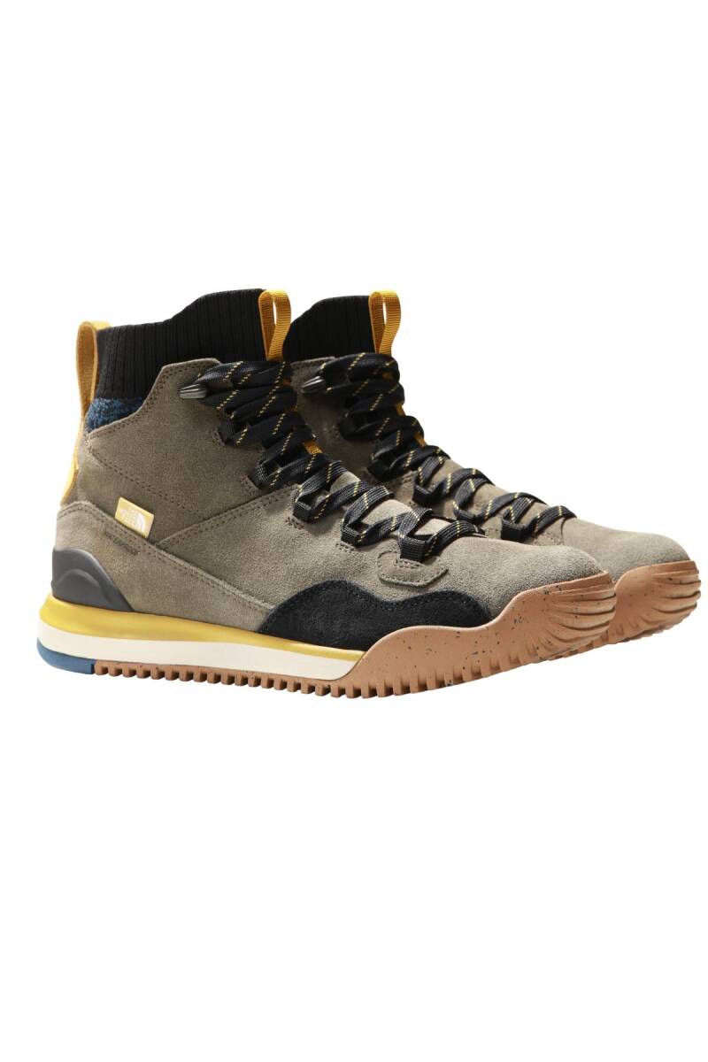 The North Face Back 2 Berkeley III Sport Waterproof Erkek Bot Yeşil/Sarı - 5