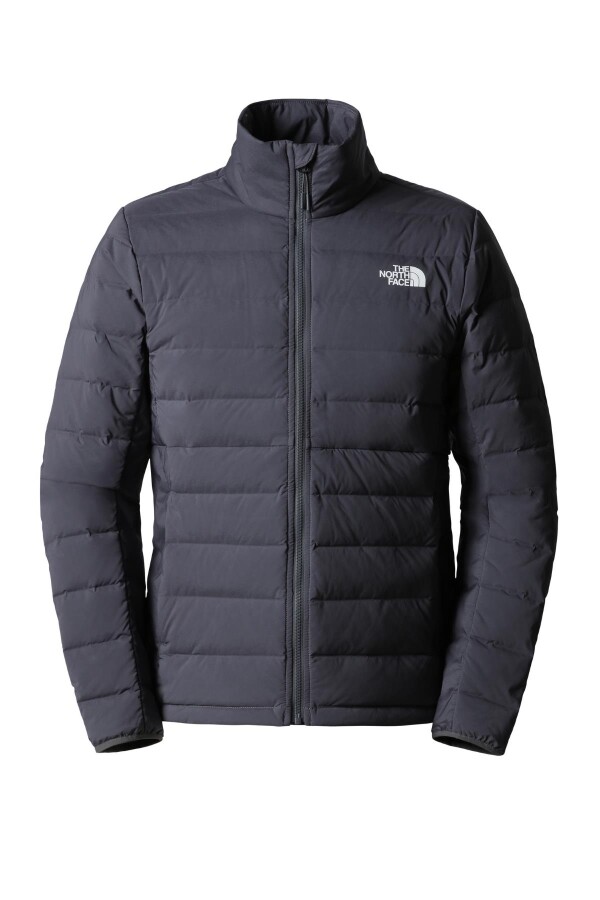 The North Face Belleview Stretch Down Hoodie Ceket Erkek Gri/Beyaz 