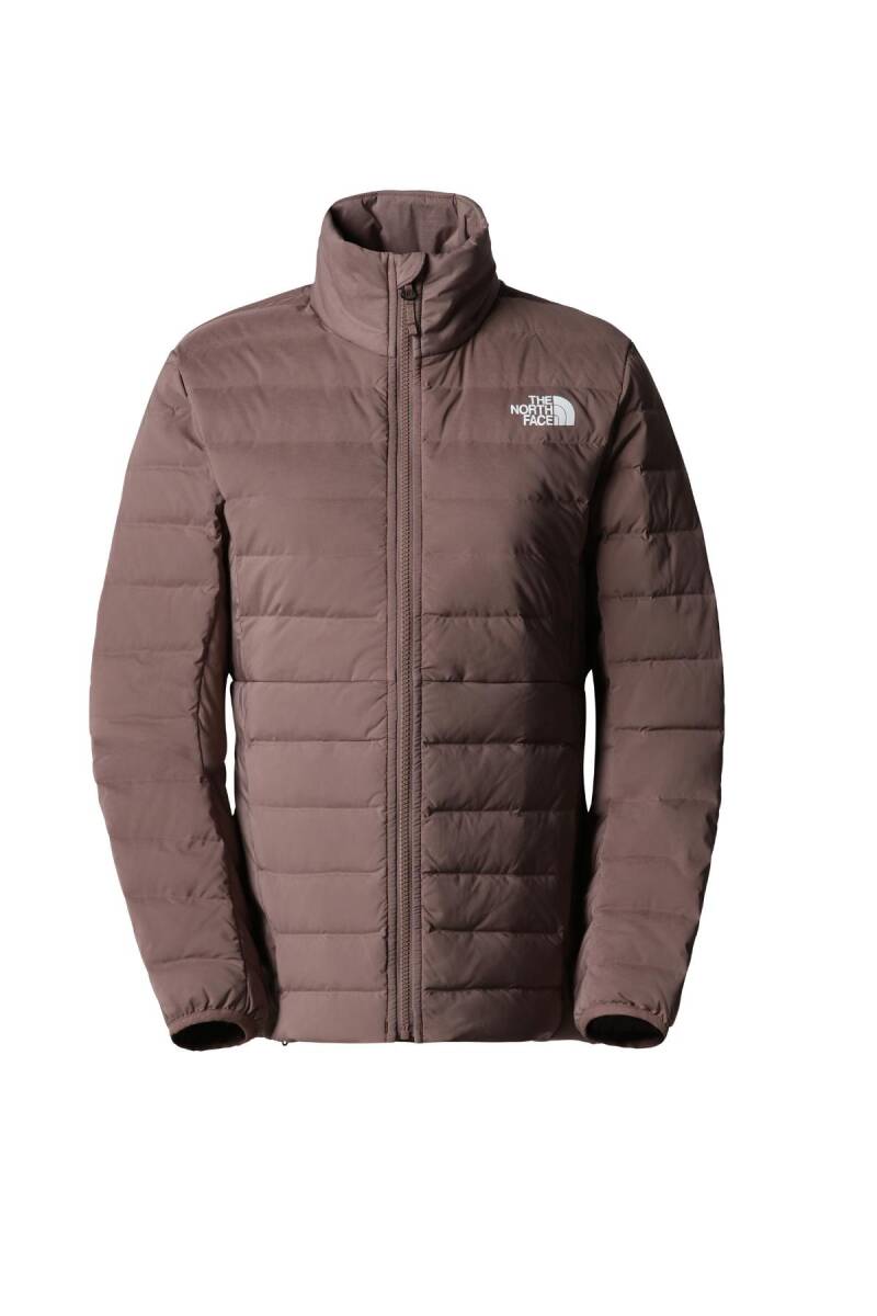 The North Face Belleview Stretch Down Hoodie Ceket Kadın Kahverengi - 1