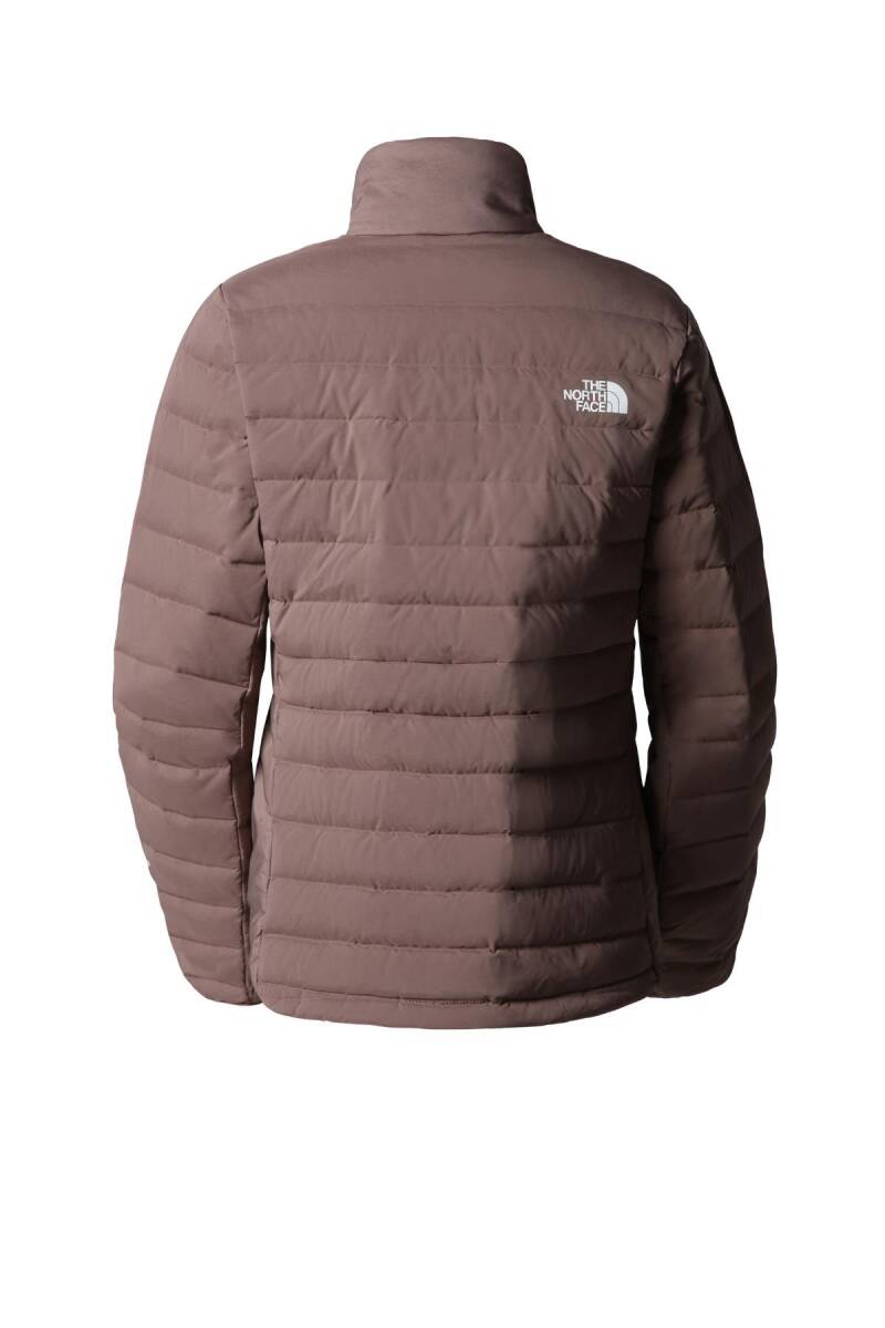 The North Face Belleview Stretch Down Hoodie Ceket Kadın Kahverengi - 2