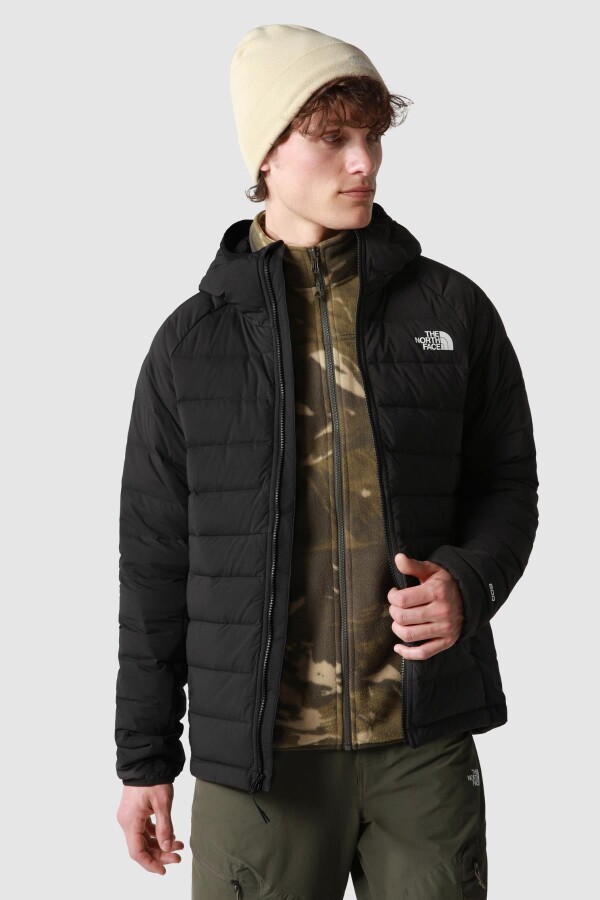 The North Face Belleview Stretch Down Hoodie Mont Erkek Siyah 