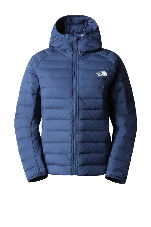 The North Face Belleview Stretch Down Hoodie Mont Kadın Mavi 