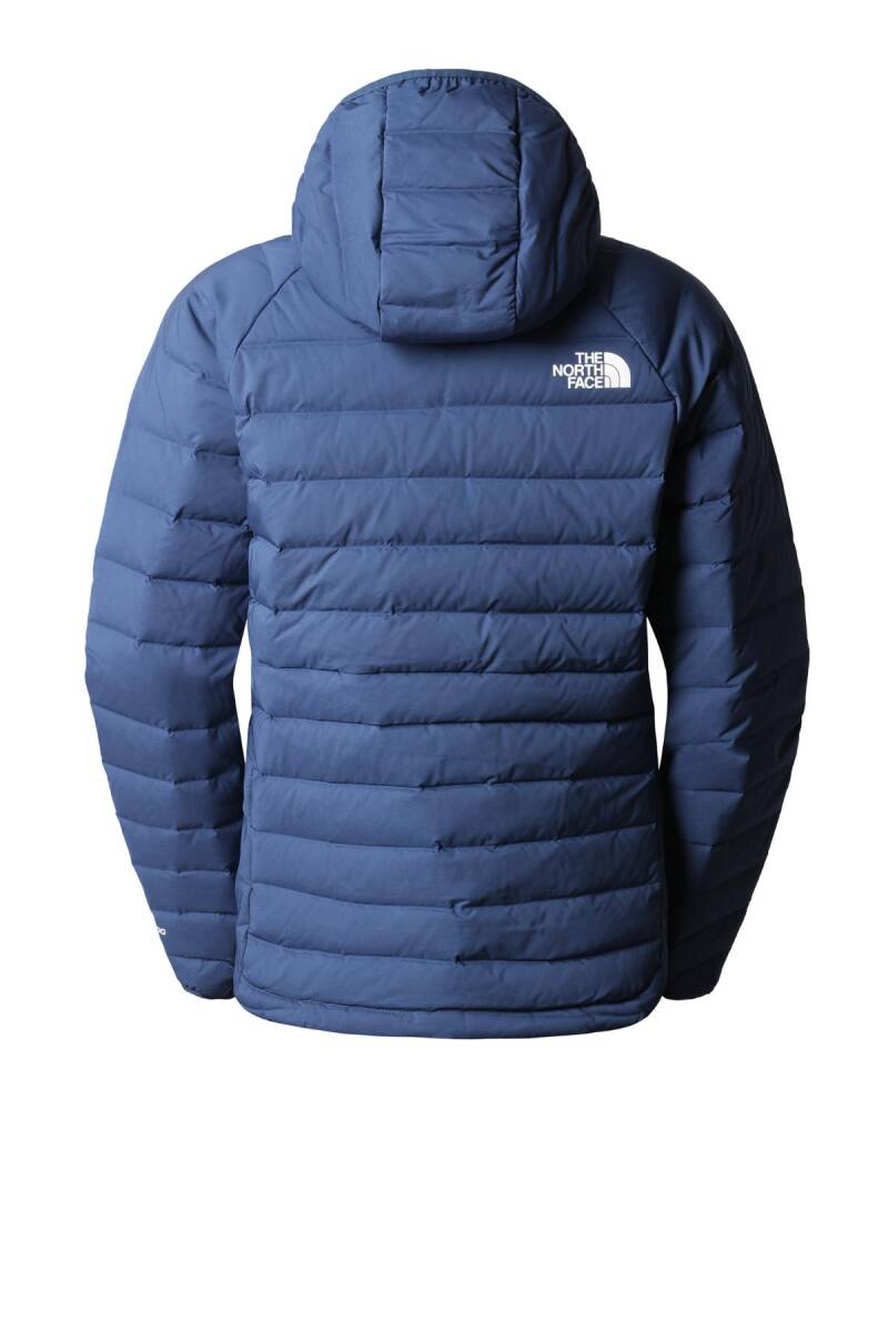 The North Face Belleview Stretch Down Hoodie Mont Kadın Mavi - 2