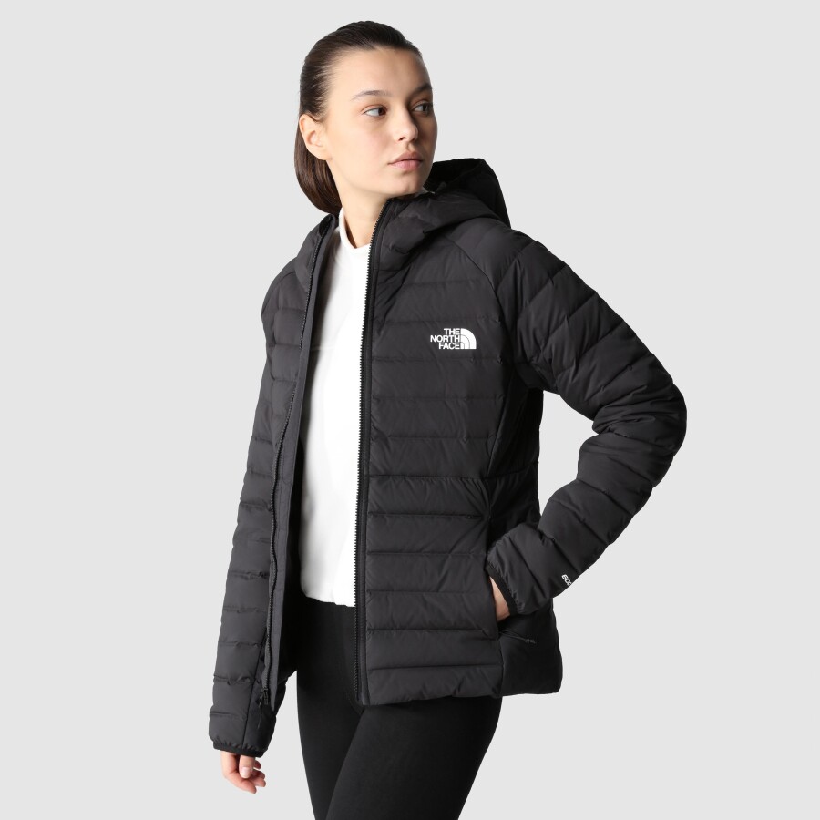 The North Face Belleview Stretch Down Hoodie Mont Kadın Siyah 