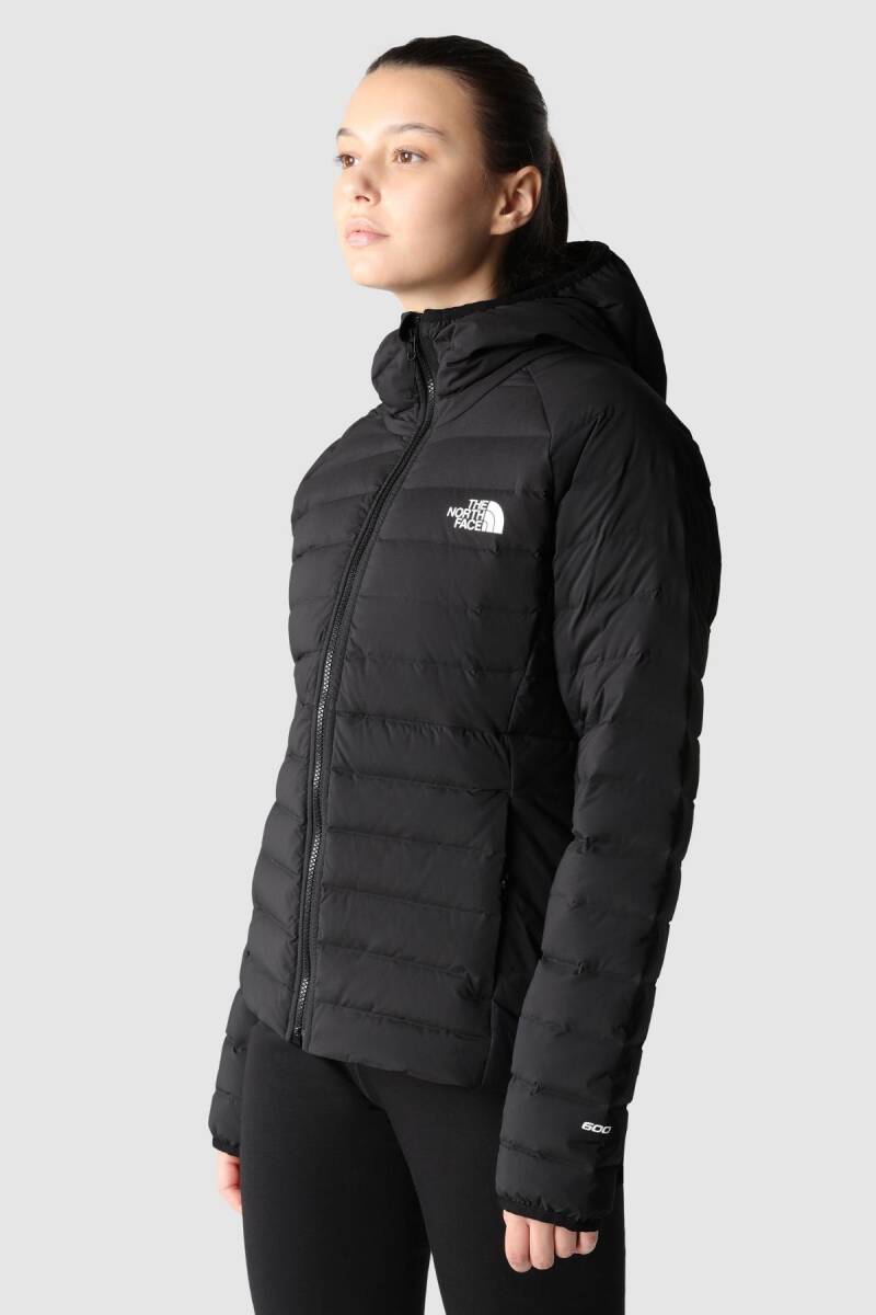 The North Face Belleview Stretch Down Hoodie Mont Kadın Siyah - 2