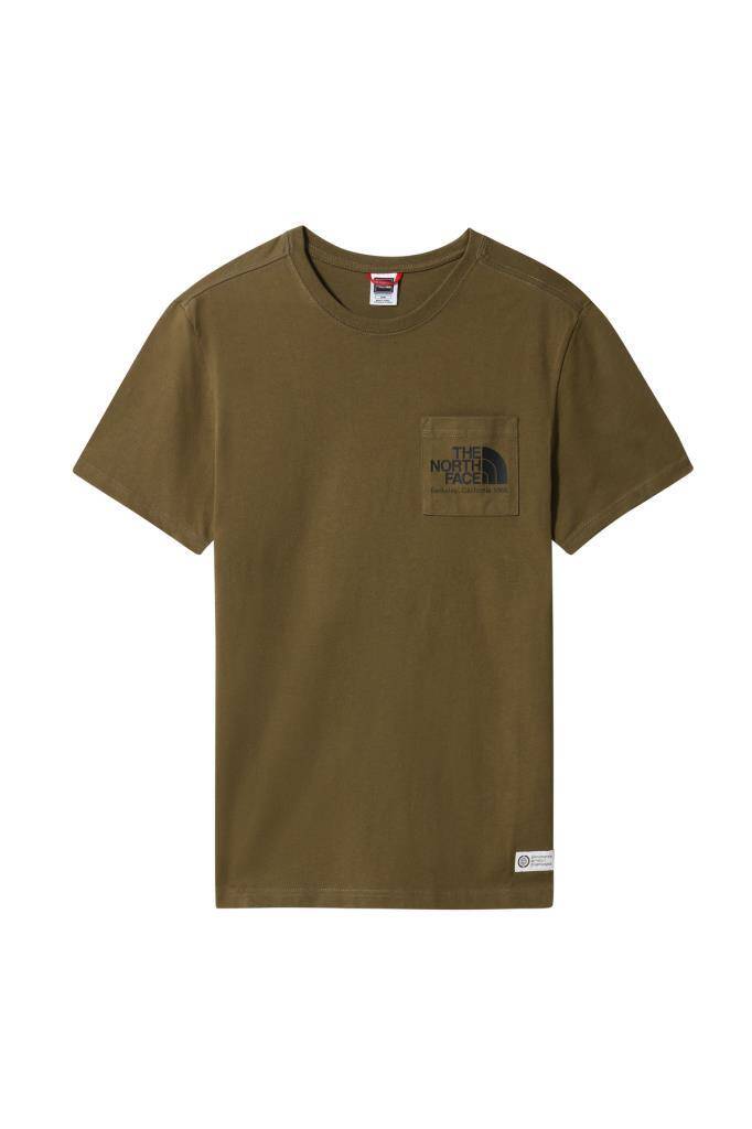The North Face Berkeley California Pocket Erkek Tişört Haki - 1