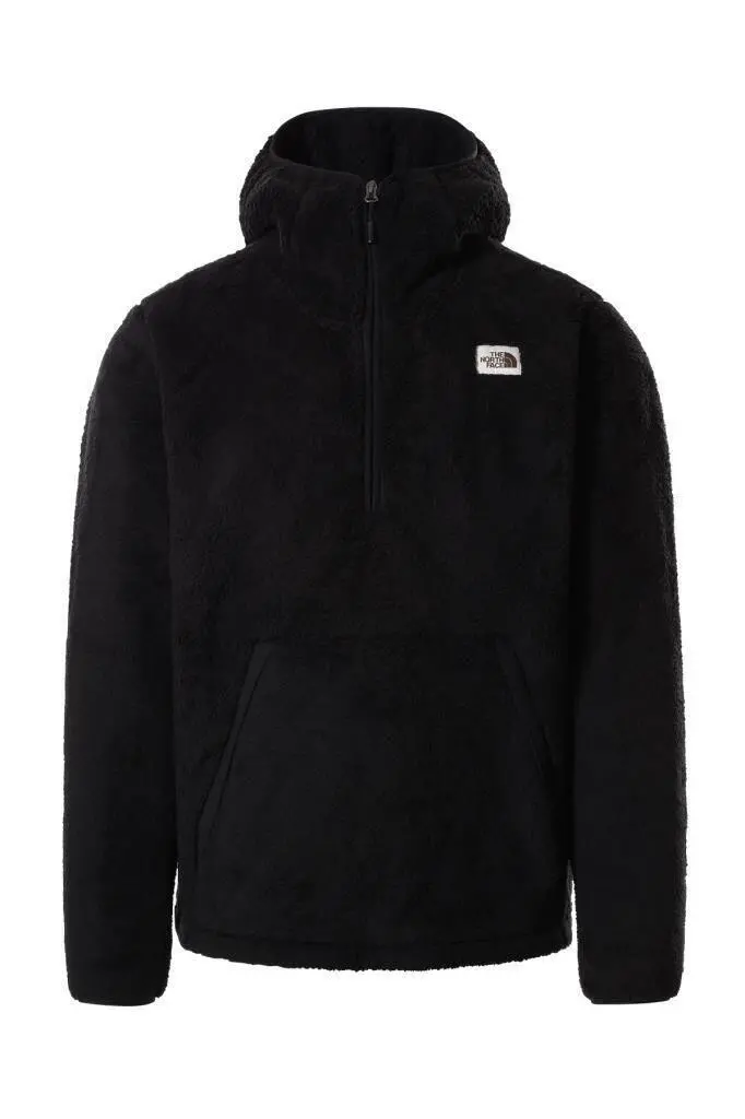 The North Face Campshire Po Hoodie Kapüşonlu Erkek Polar Siyah - 1