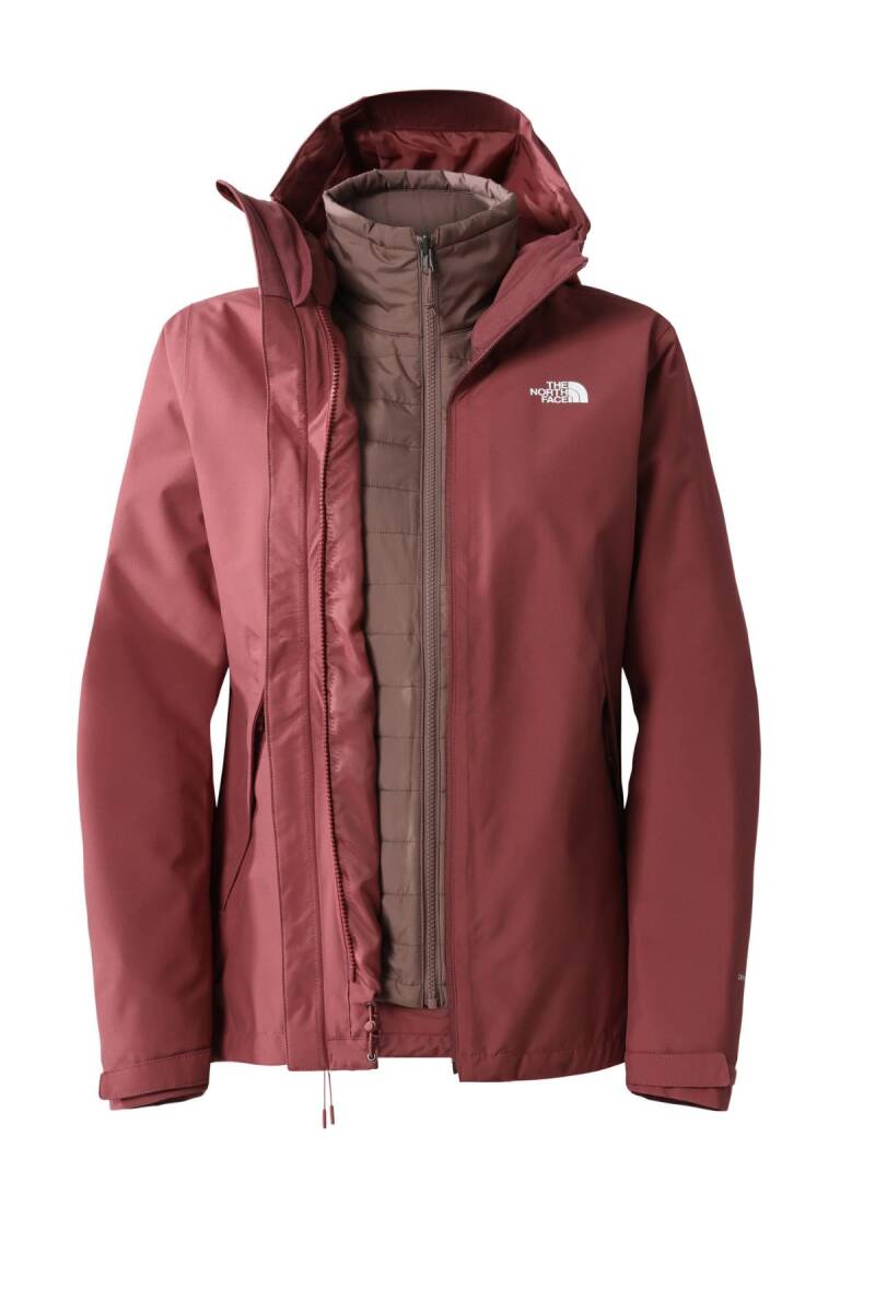 The North Face Carto Triclimate Kadın Mont Bordo - 1