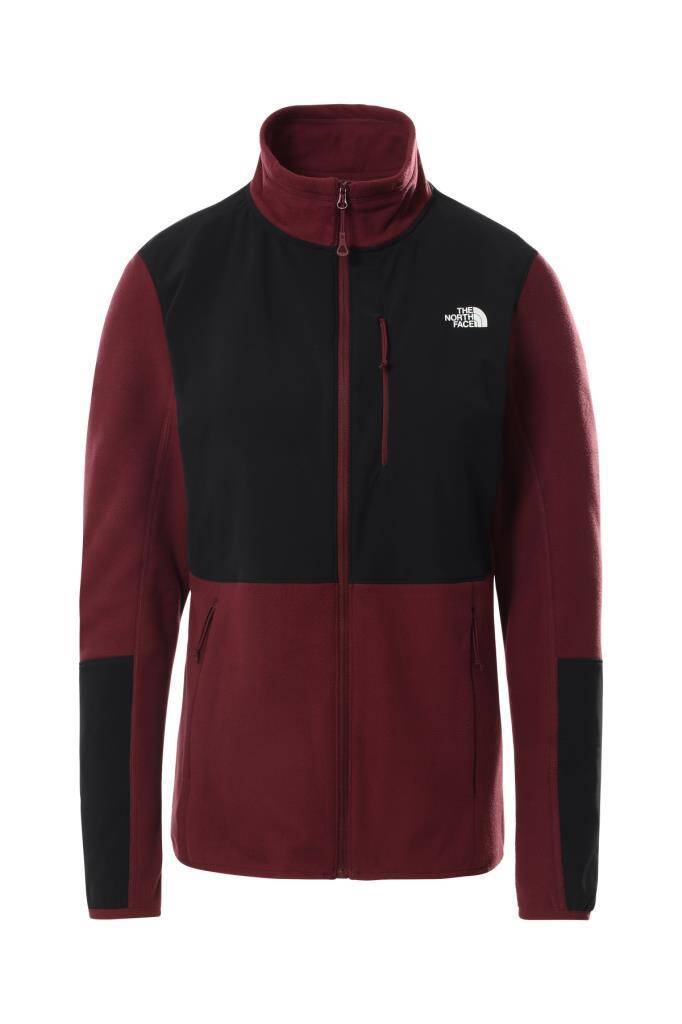 The North Face Diablo Midlayer Tam Fermuarlı Kadın Polar Bordo - 1