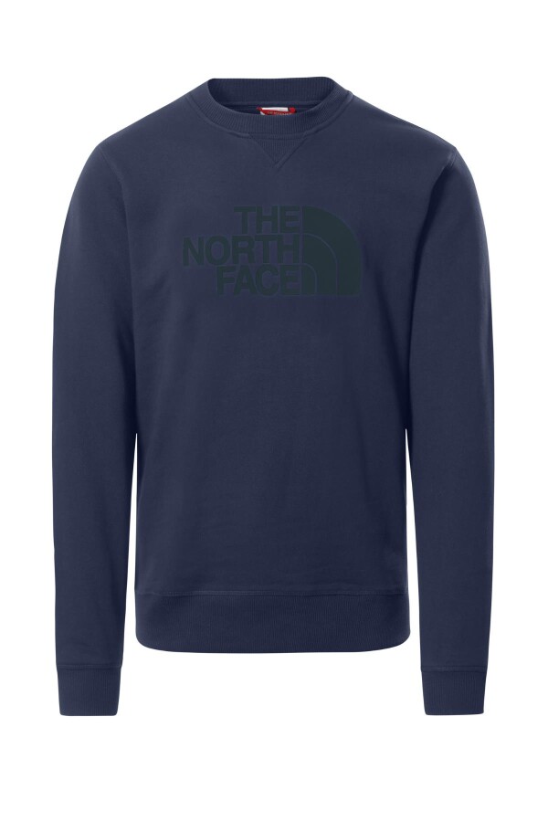 The North Face Drew Peak Crew Erkek Sweatshirt Lacivert 
