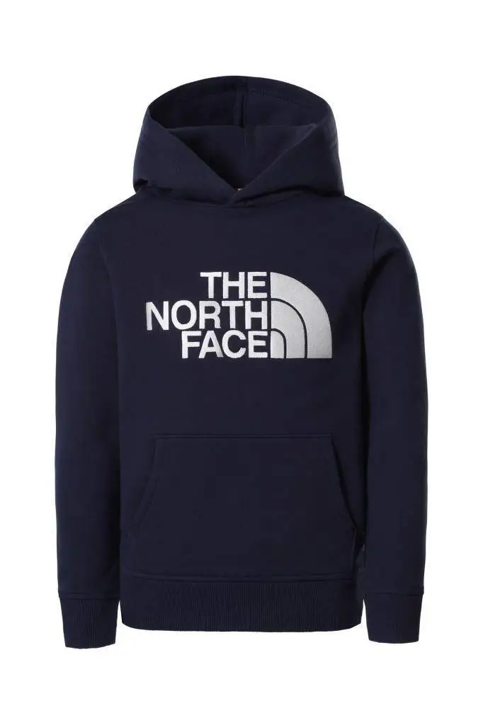 The North Face Drew Peak Hoodie Kapüşonlu Çocuk Sweatshirt Lacivert - 1