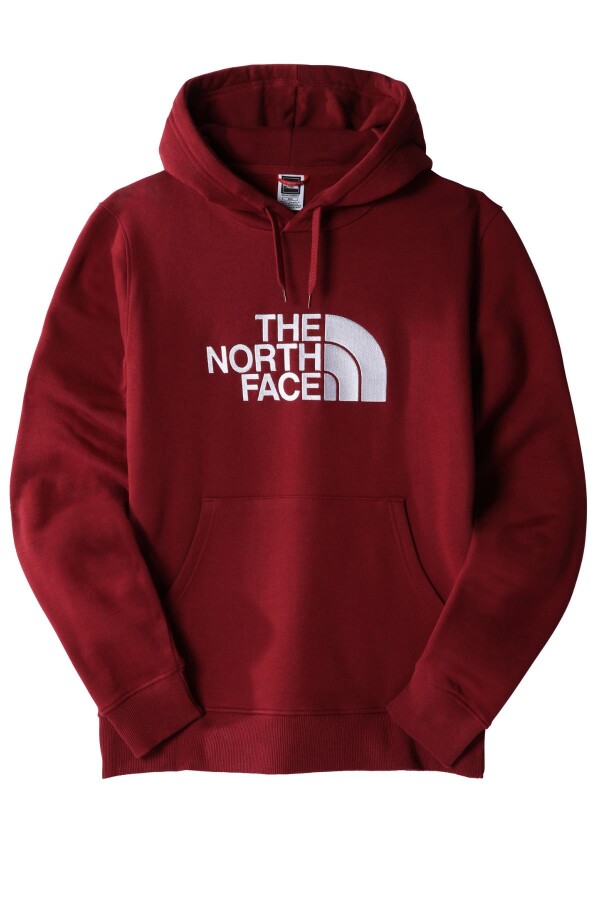 The North Face Drew Peak Pullover Hoodie Kapüşonlu Erkek Sweatshirt Bordo 