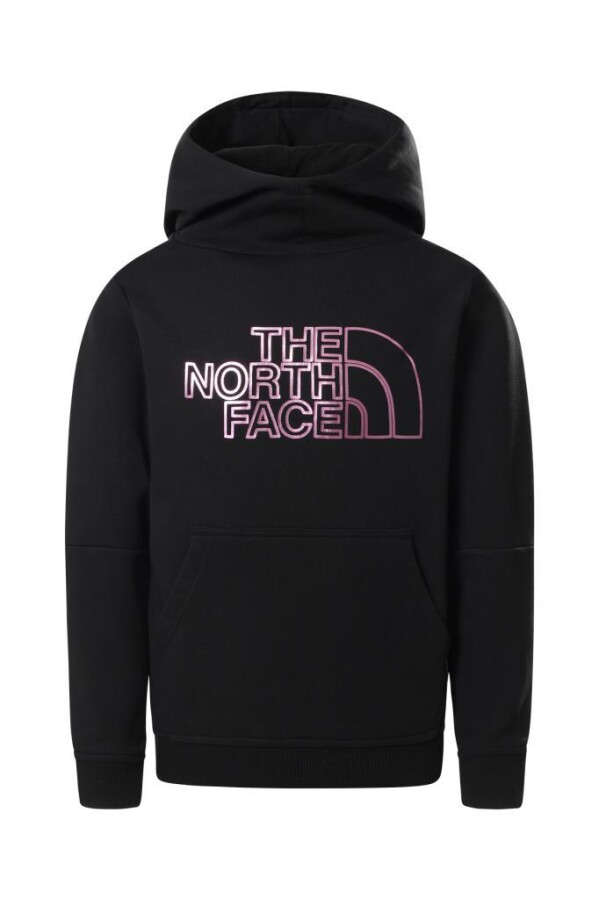 The North Face Drew Peak Pullover Kapüşonlu Kız Çocuk Sweatshirt Siyah 