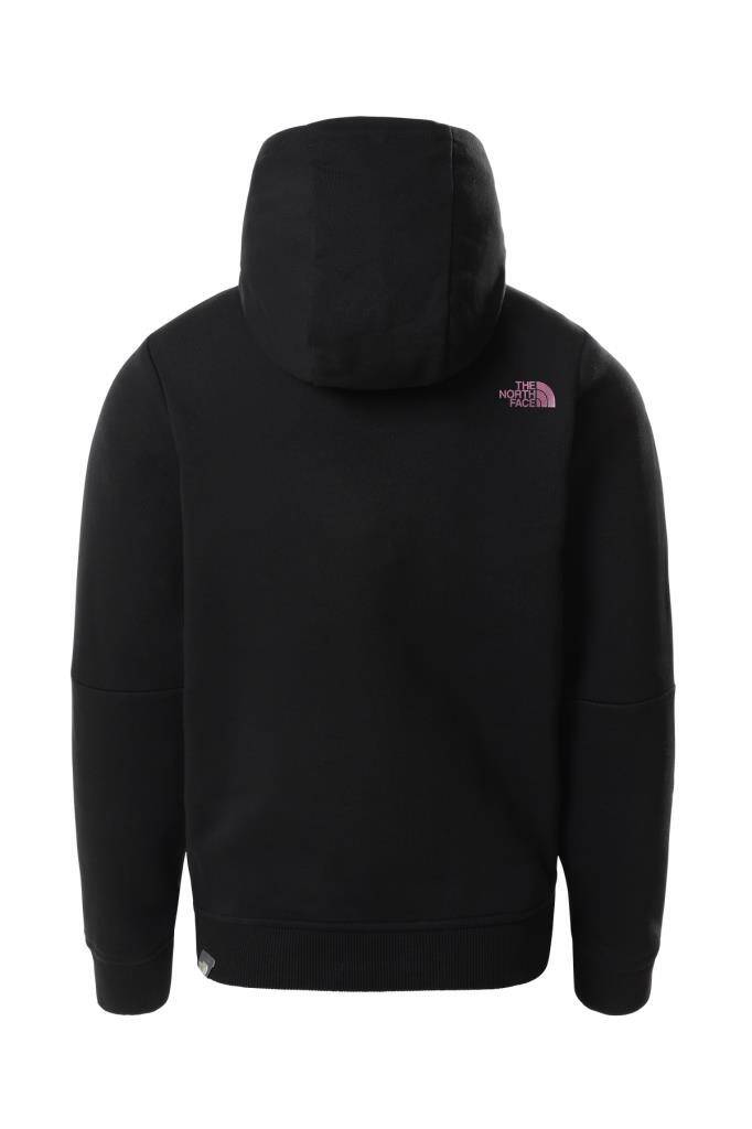 The North Face Drew Peak Pullover Kapüşonlu Kız Çocuk Sweatshirt Siyah - 2