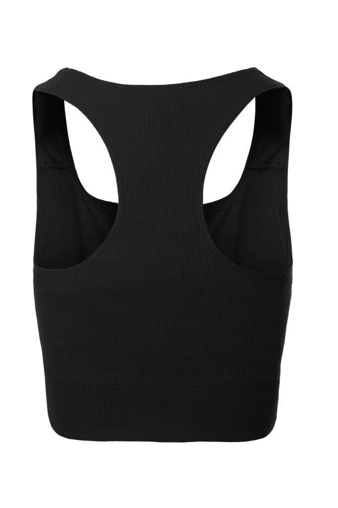 The North Face EA Rubby Hill Rib Knit Tank Kadın Tişört Siyah - 2