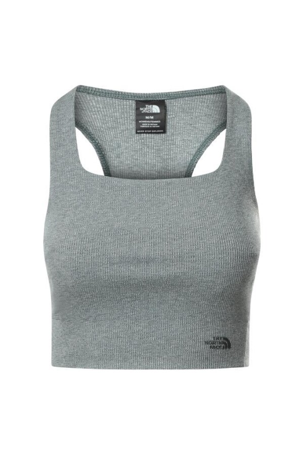 The North Face EA Rubby Hill Rib Knit Tank Kadın Tişört Yeşil 