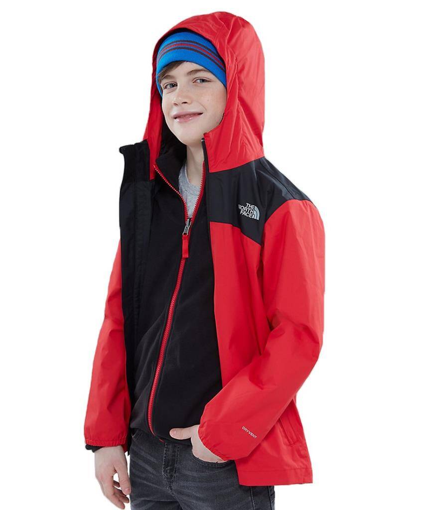 The North Face Elden Rain Triclimate Çocuk Mont Kırmızı - 4