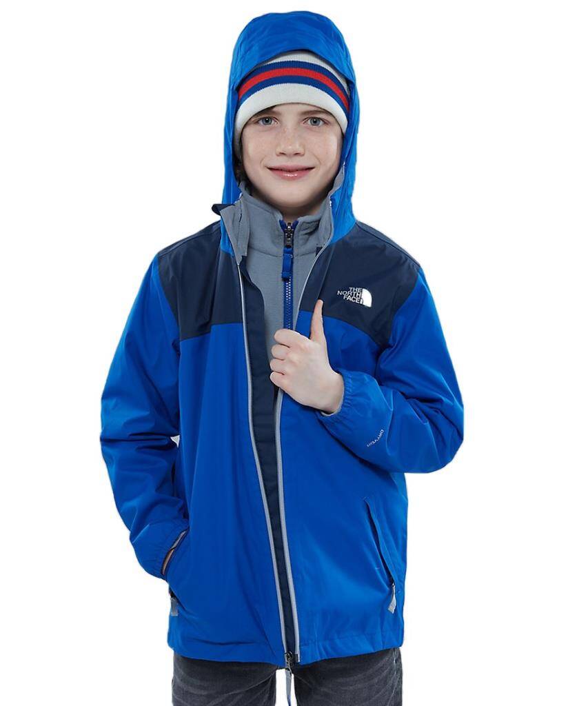 The North Face Elden Rain Triclimate Çocuk Mont Mavi - 5