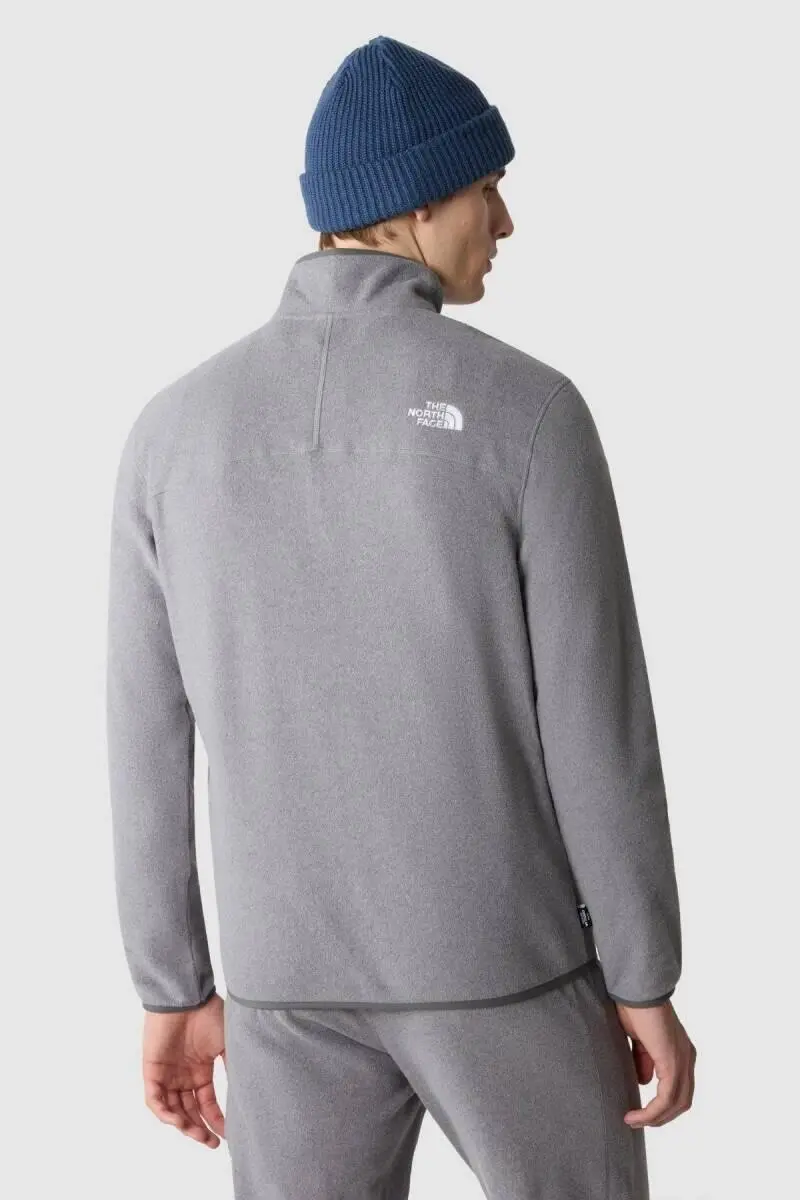 The North Face Erkek 100 Glacier 1/4 Zip - Eu Polar Gri - 3