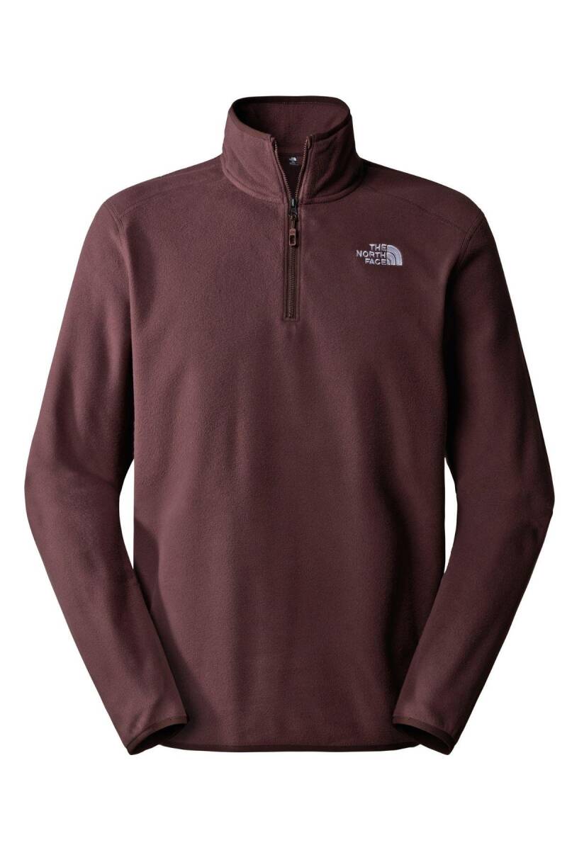 The North Face Erkek 100 Glacier 1/4 Zip - Eu Polar Kahverengi - 6