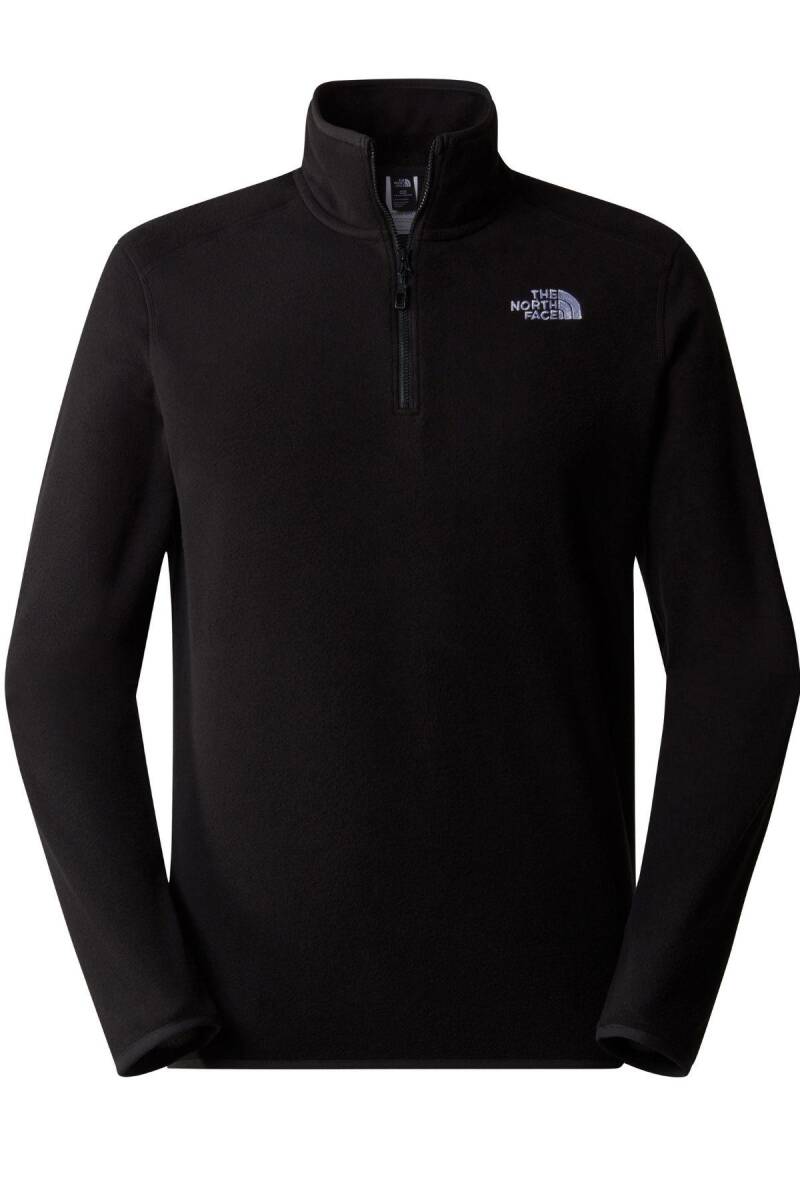 The North Face Erkek 100 Glacier 1/4 Zip Polar Siyah - 4