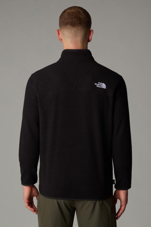 The North Face Erkek 100 Glacier 1/4 Zip Polar Siyah - THE NORTH FACE (1)