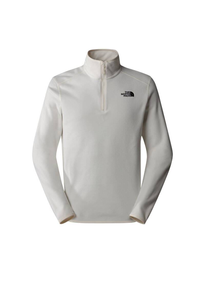 The North Face Erkek 100 Glacier 1/4 Zip Polar Beyaz - 4