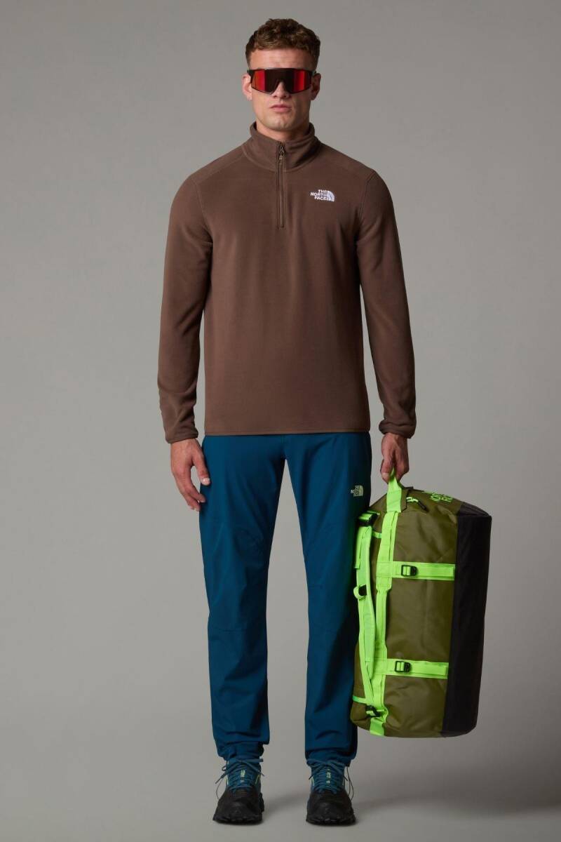 The North Face Erkek 100 Glacier 1/4 Zip Polar Kahverengi - 2