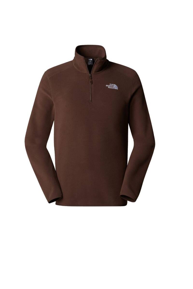 The North Face Erkek 100 Glacier 1/4 Zip Polar Kahverengi - 4