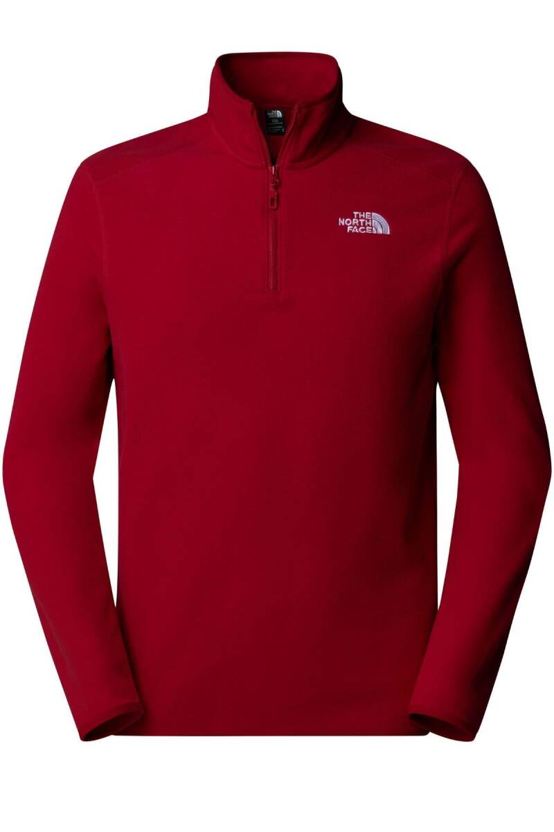 The North Face Erkek 100 Glacier 1/4 Zip Polar Kırmızı - 5