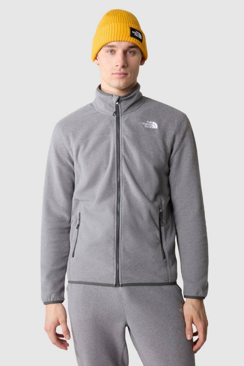The North Face Erkek 100 Glacier Full Zip - Eu Polar Gri - 1