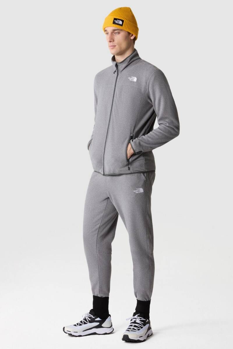 The North Face Erkek 100 Glacier Full Zip - Eu Polar Gri - 3