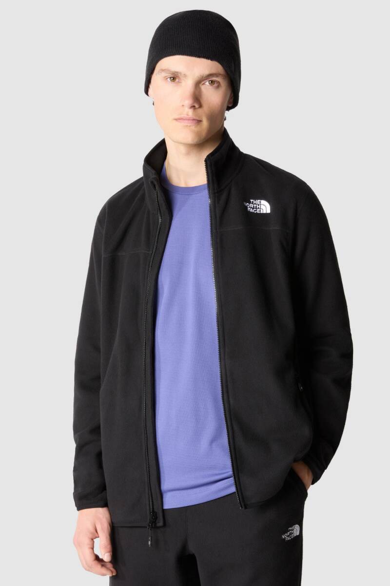 The North Face Erkek 100 Glacier Full Zip - Eu Polar Siyah - 4