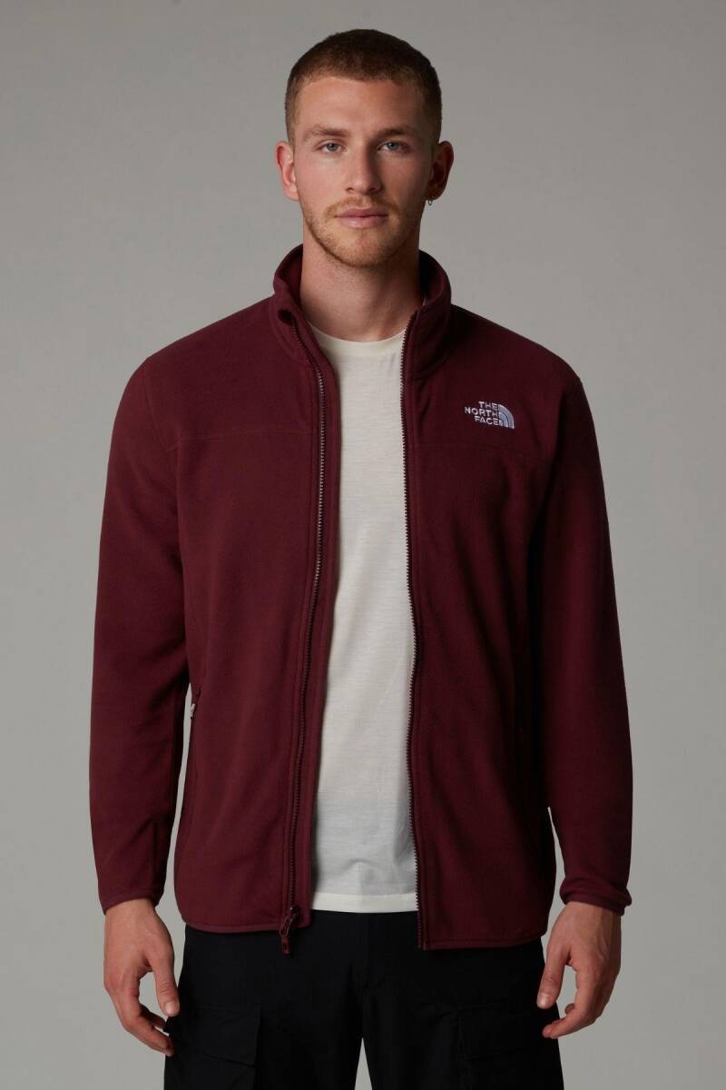 The North Face Erkek 100 Glacier Full Zip Polar Bordo - 2