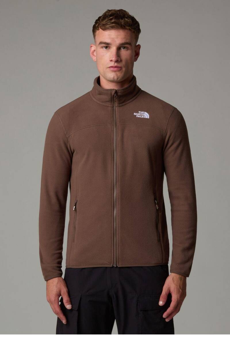 The North Face Erkek 100 Glacier Full Zip Polar Kahverengi - 1