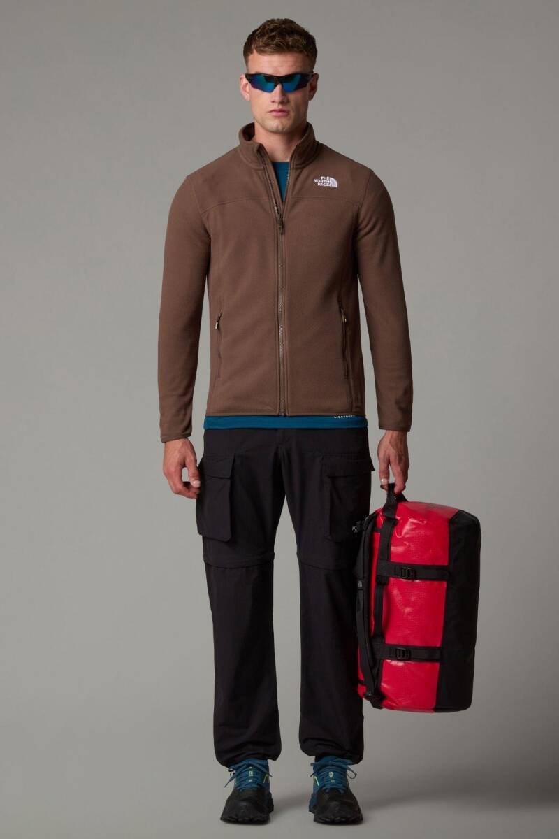 The North Face Erkek 100 Glacier Full Zip Polar Kahverengi - 2