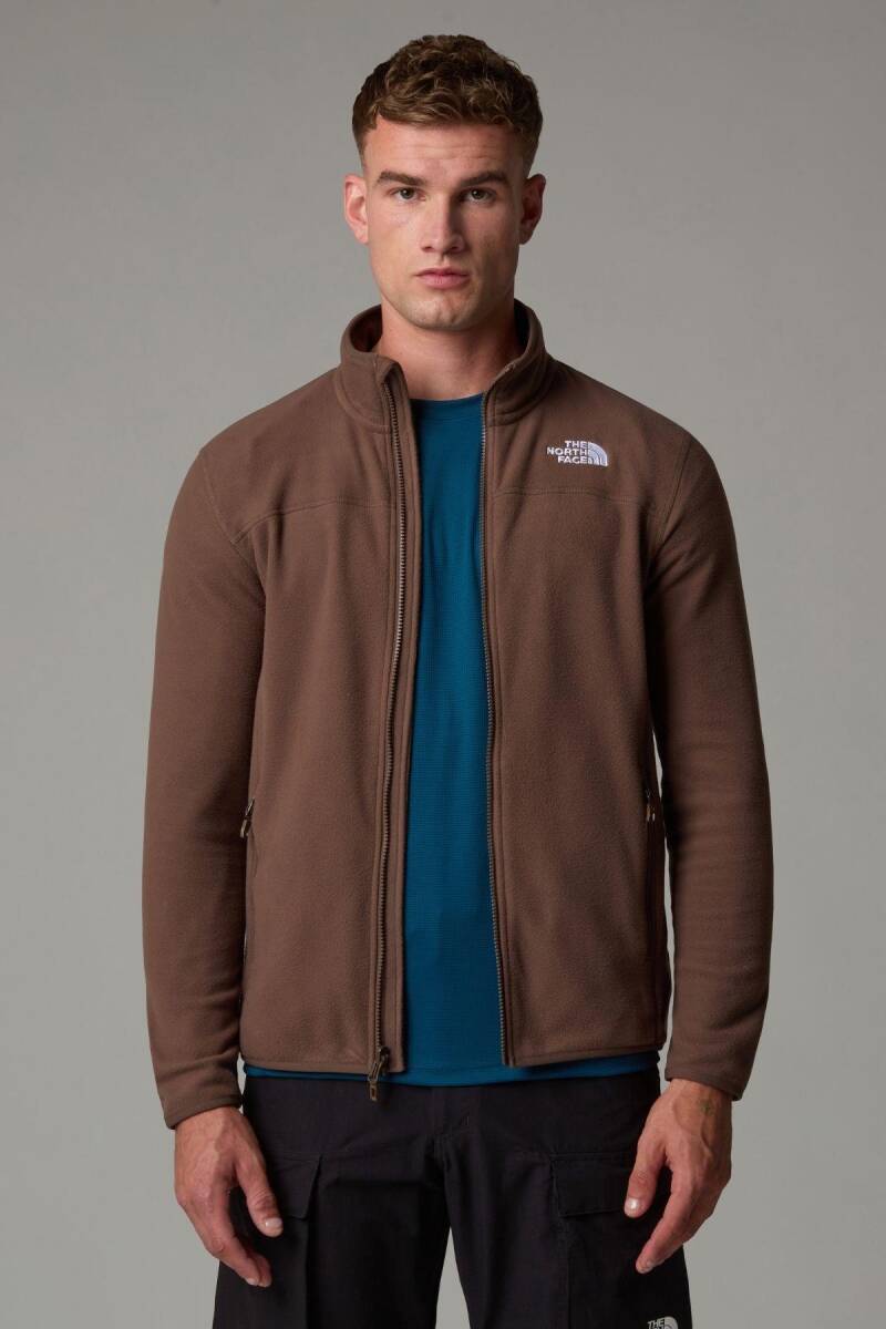 The North Face Erkek 100 Glacier Full Zip Polar Kahverengi - 4