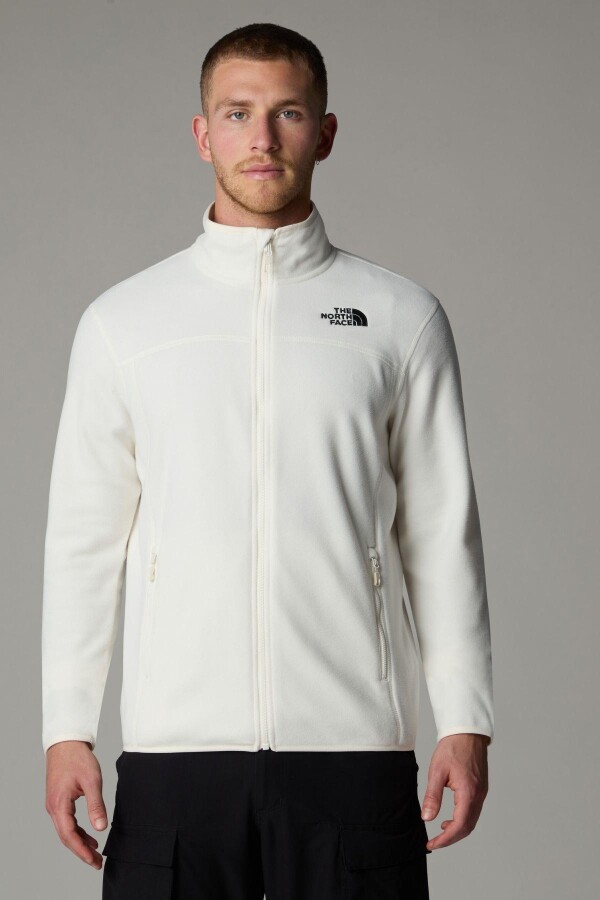 The North Face Erkek 100 Glacier Full Zip Polar Krem 