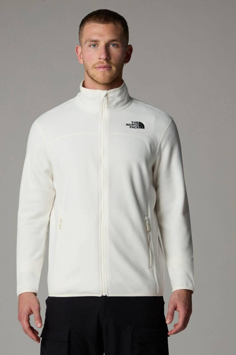 The North Face Erkek 100 Glacier Full Zip Polar Krem - 1