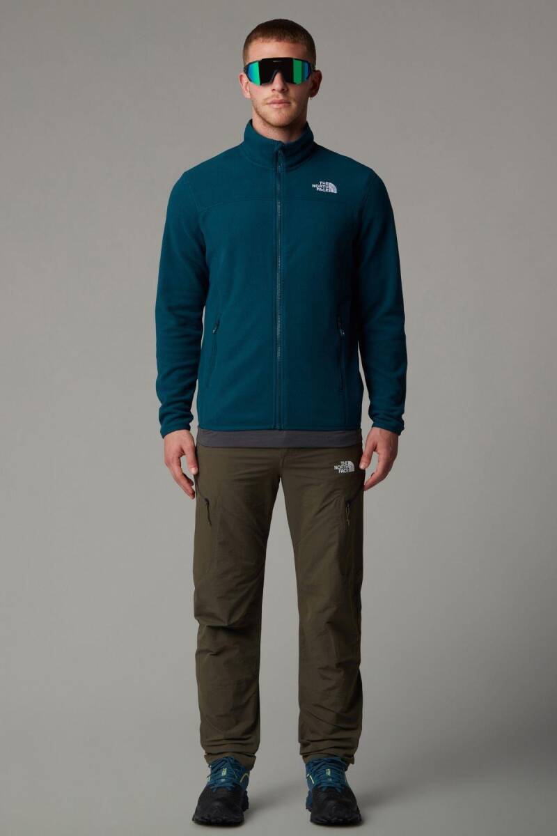 The North Face Erkek 100 Glacier Full Zip Polar Petrol - 2