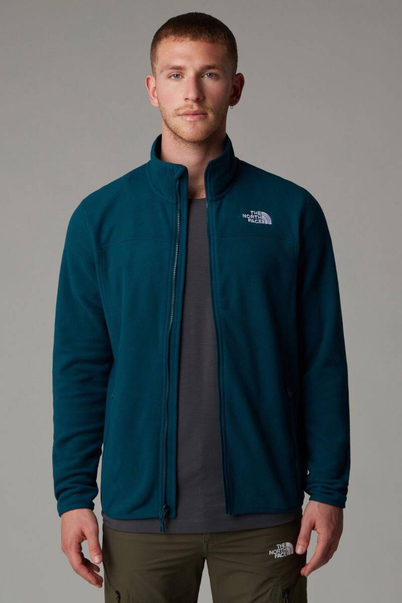 The North Face Erkek 100 Glacier Full Zip Polar Petrol - 3