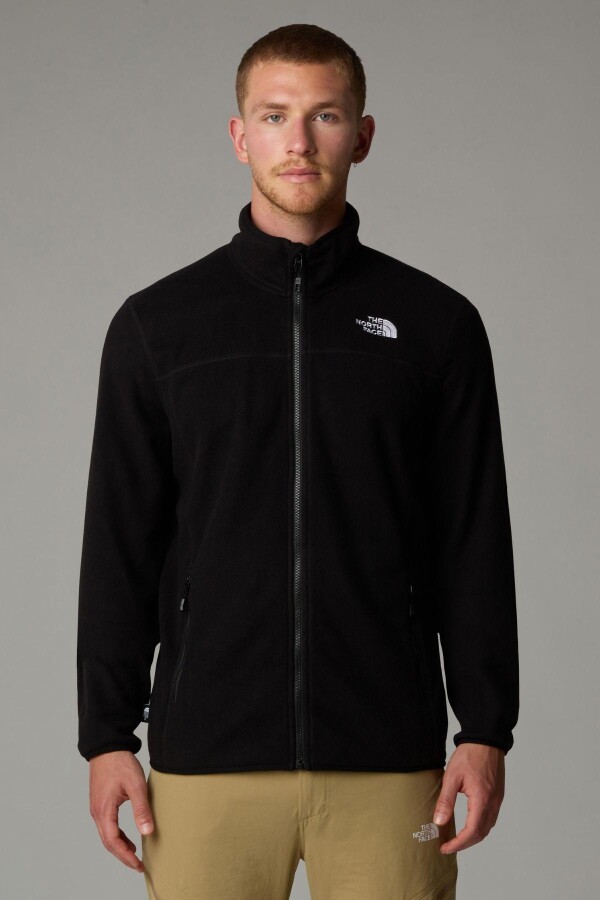 The North Face Erkek 100 Glacier Full Zip Polar Siyah 