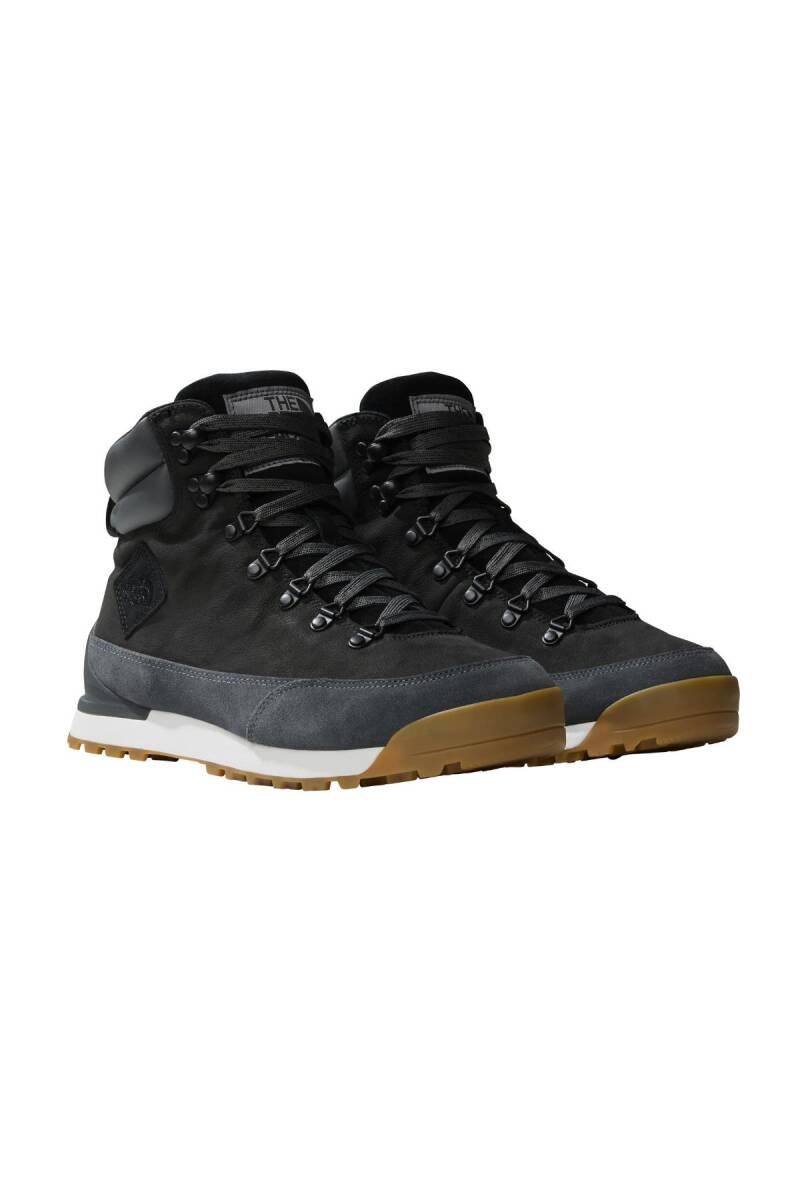 The North Face Erkek Back-To-Berkeley Iv Leather Wp Bot Siyah Gri - 2