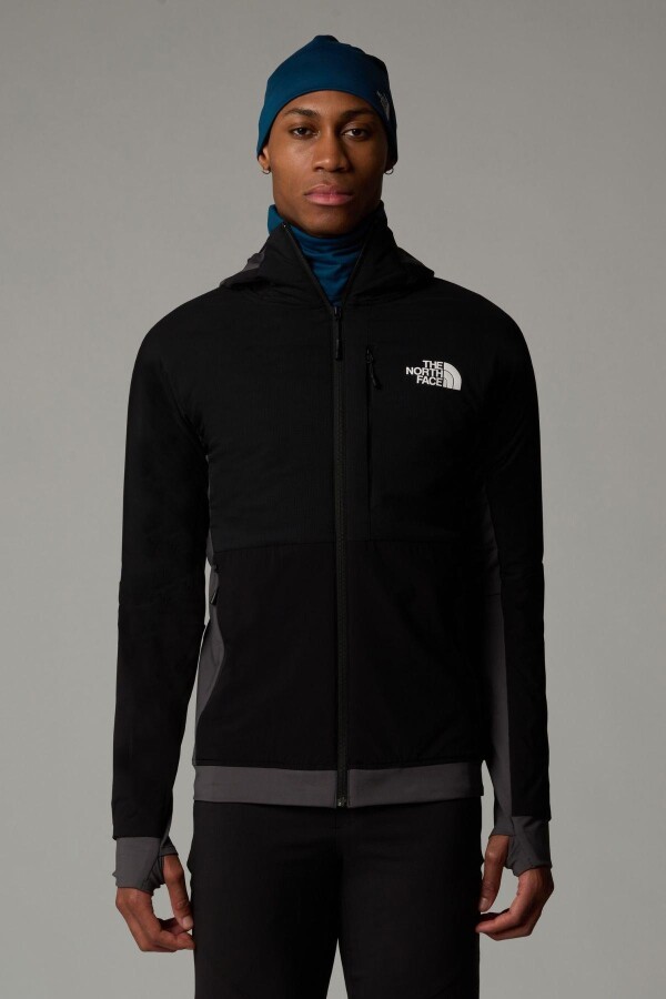 The North Face Erkek Binntal Hybrid Ventrix Hoodie Mont Siyah 