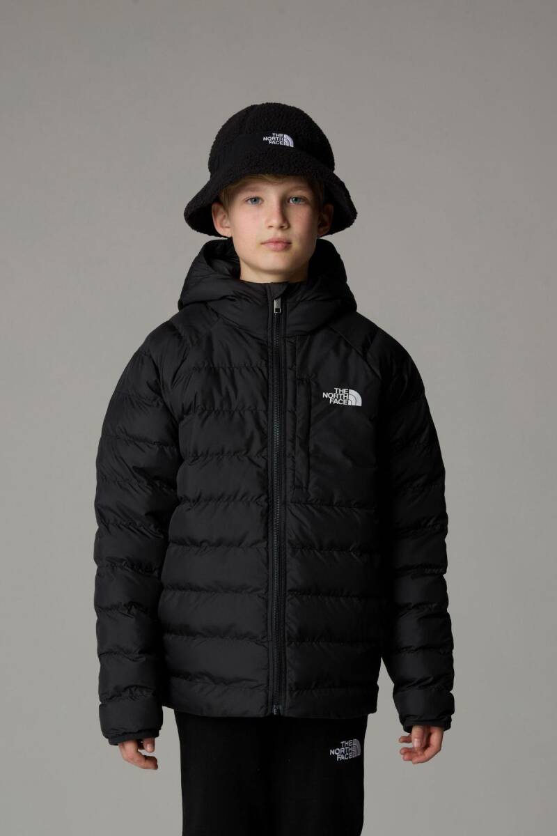 The North Face Erkek Çocuk Reversible Perrito Hooded Mont Siyah - 1