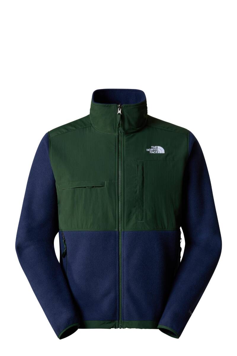 The North Face Erkek Denali Jacket Ceket Lacivert Yeşil - 1
