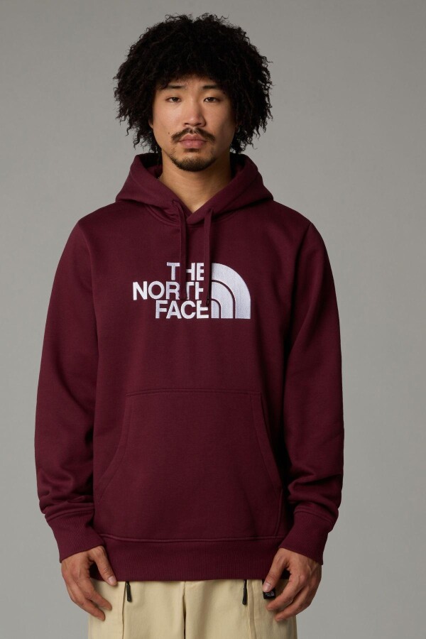 The North Face Erkek Drew Peak Pullover Hoodie Sweatshirt Bordo 