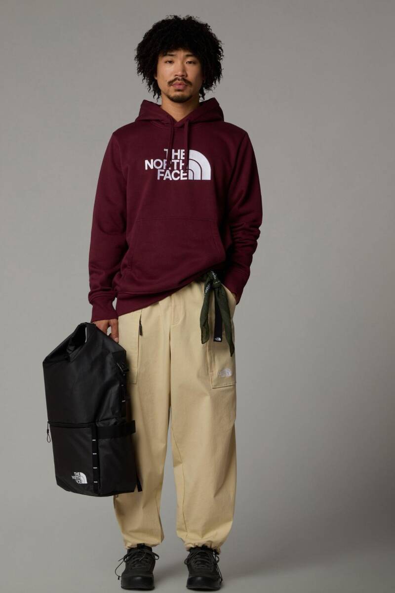 The North Face Erkek Drew Peak Pullover Hoodie Sweatshirt Bordo - 2