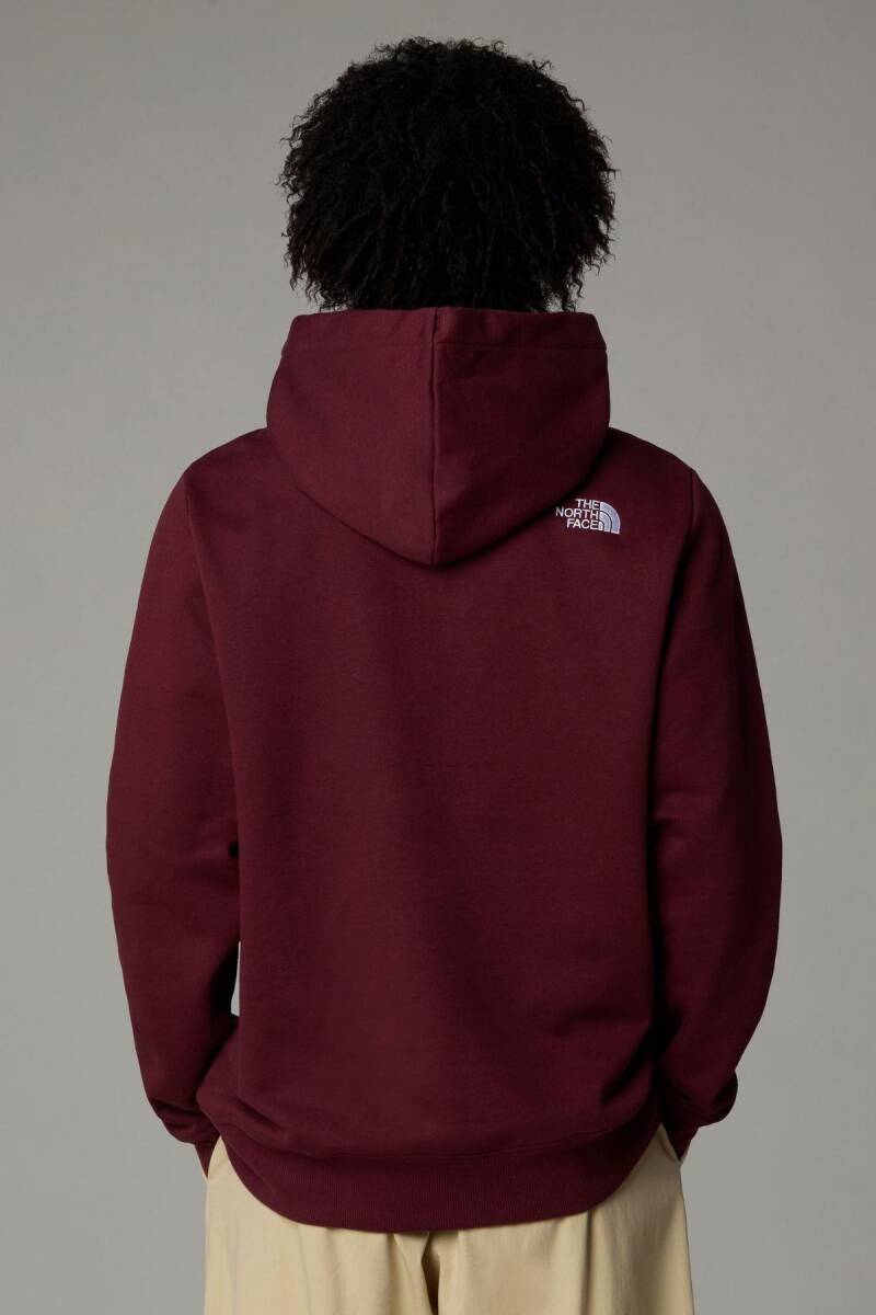 The North Face Erkek Drew Peak Pullover Hoodie Sweatshirt Bordo - 3